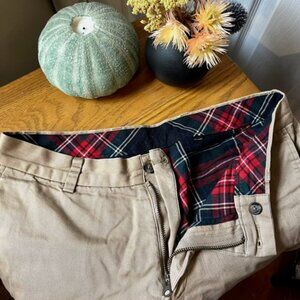 Brooks Brothers Flannel Lined Chinos/Khakis - Embroidered & Lined - Men's 32x30